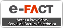 Accés a proveïdors - Servei eFact