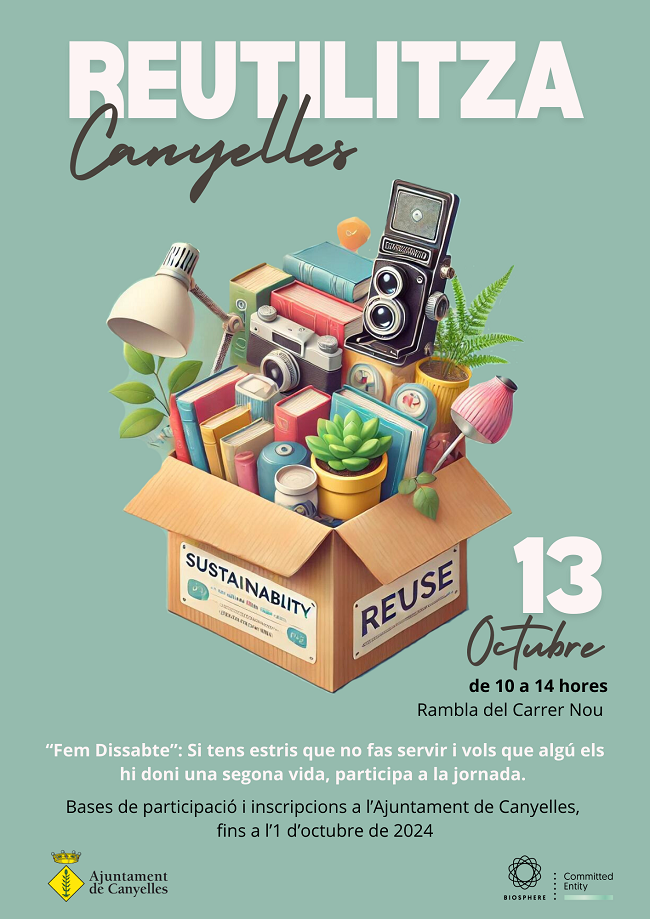 2024 10 13 Reutilitza Canyelles cartell