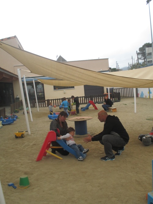 La zona de pati de la llar d'infants