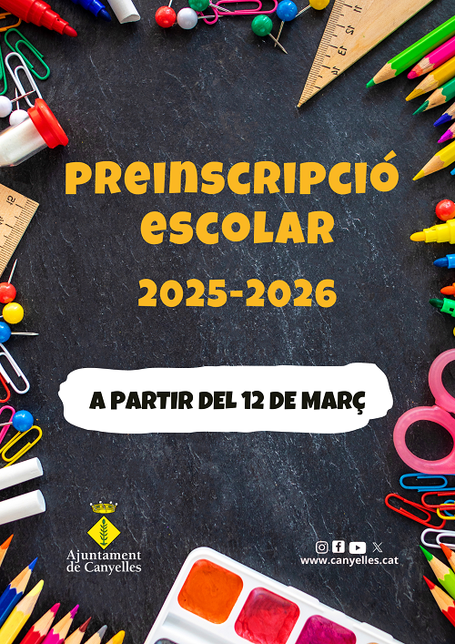 2025 01 29 preinscripcioescolarcartell