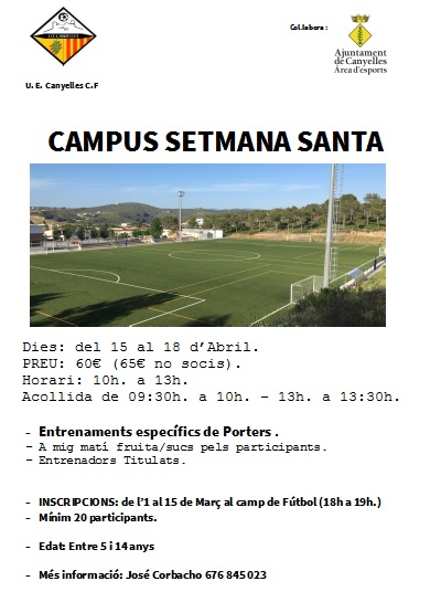 Campus Setmana Santa UECanyelles