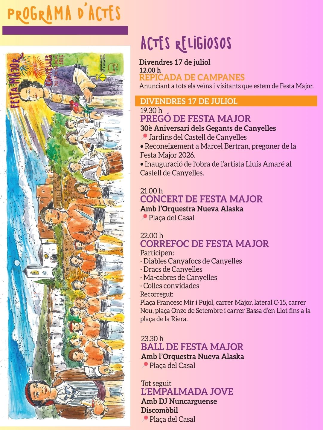 2026 07 17 divendresfestamajor