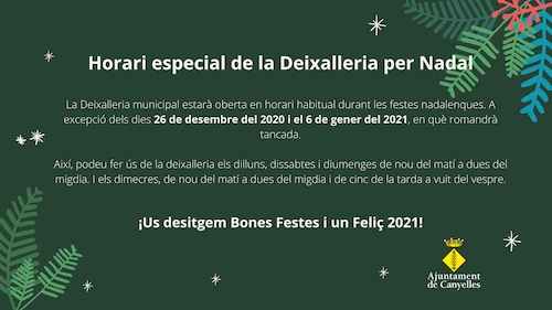 2021 Horari Deixalleria Nadal copia